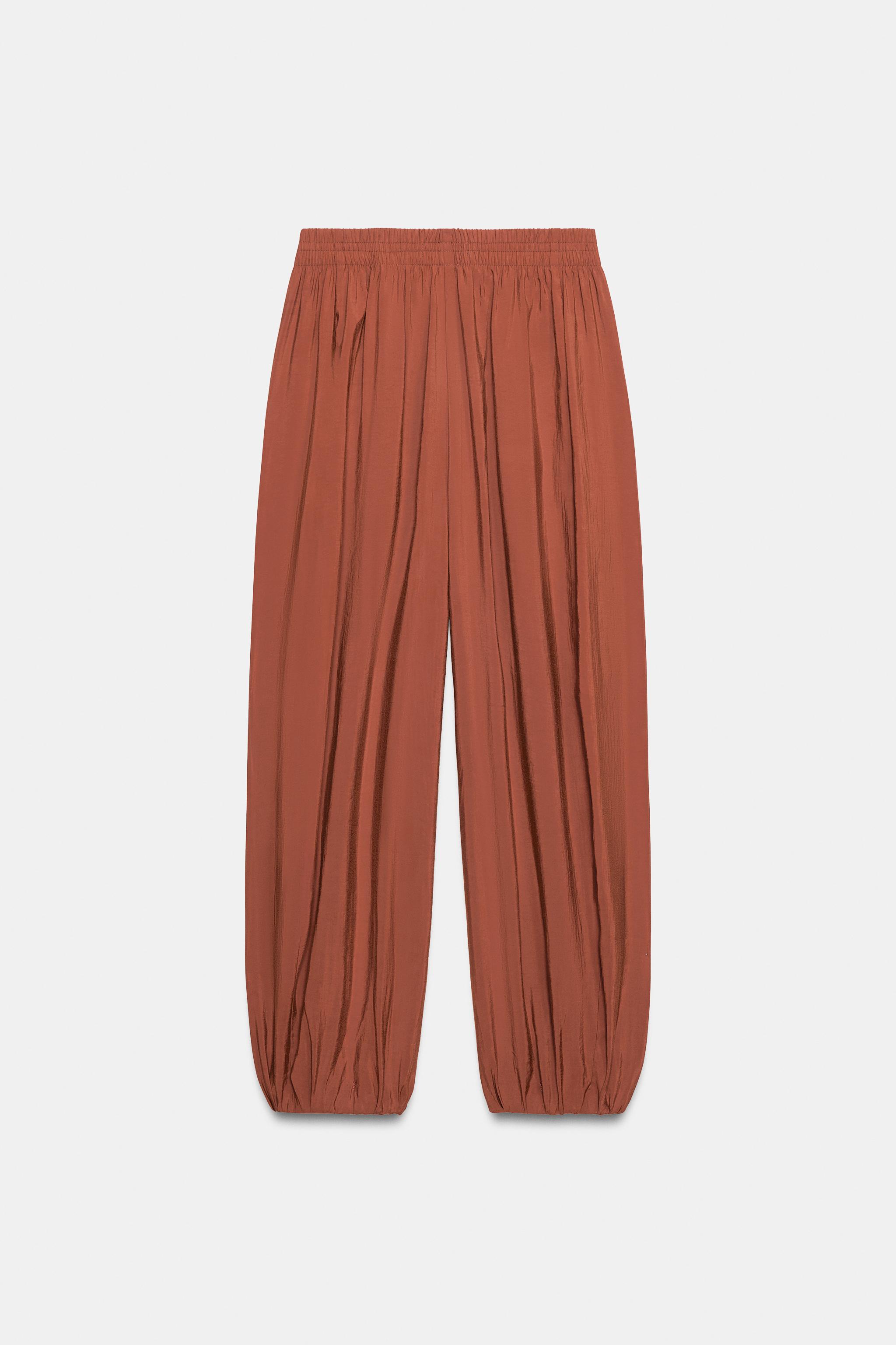 ELASTIC WAIST BALLOON PANTS